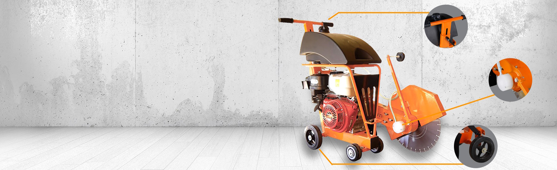 Нарезчик швов Gölz FS17 для резки асфальта и бетона